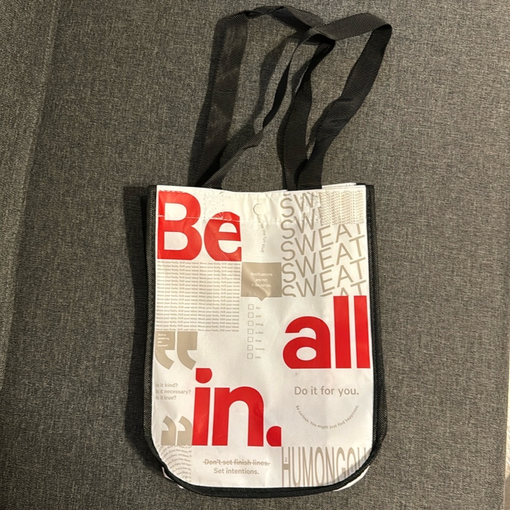 Lululemon Shopping Tote Bag